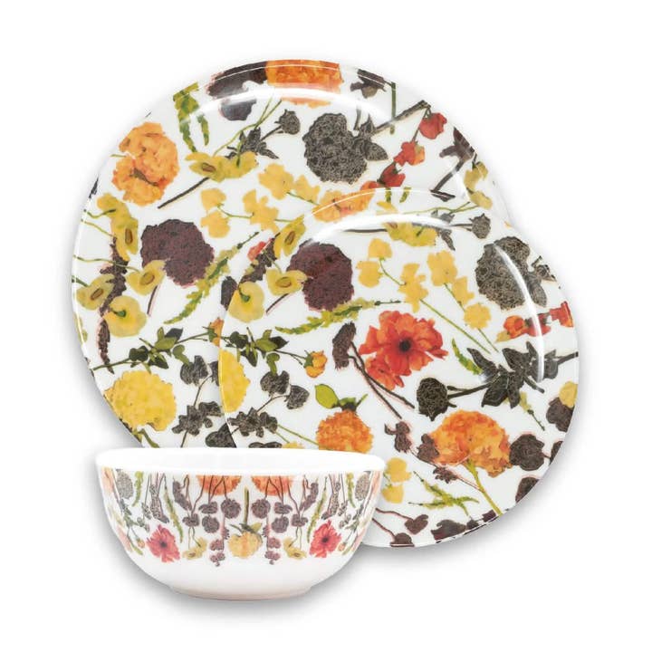 Ensemble de départ Auburn Bouquet - Service de 12 pièces pour la vente par Elizabeth Sutton Home