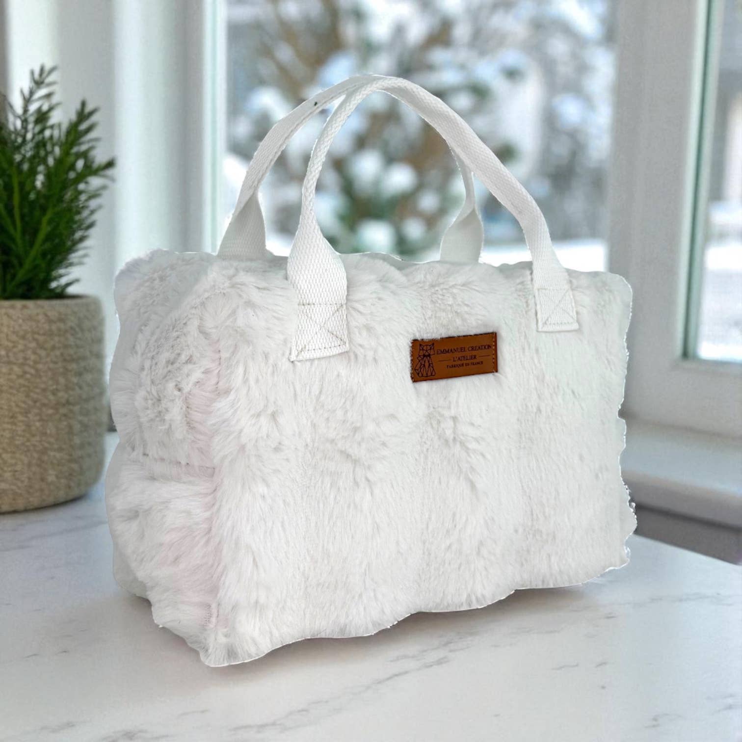 Emmanuel Création - Wholesale Lunch Bag/Box - Ice cube S cooler bag, "Bubble" white3