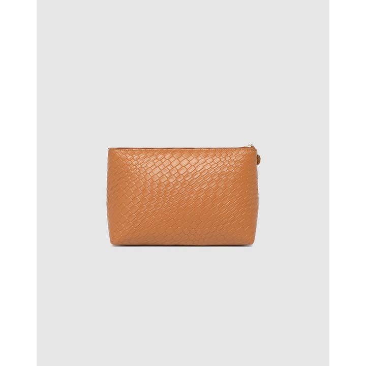 Louenhide - Wholesale Toiletry Bag - Women's - Carlo Makeup Bag - Caramel3