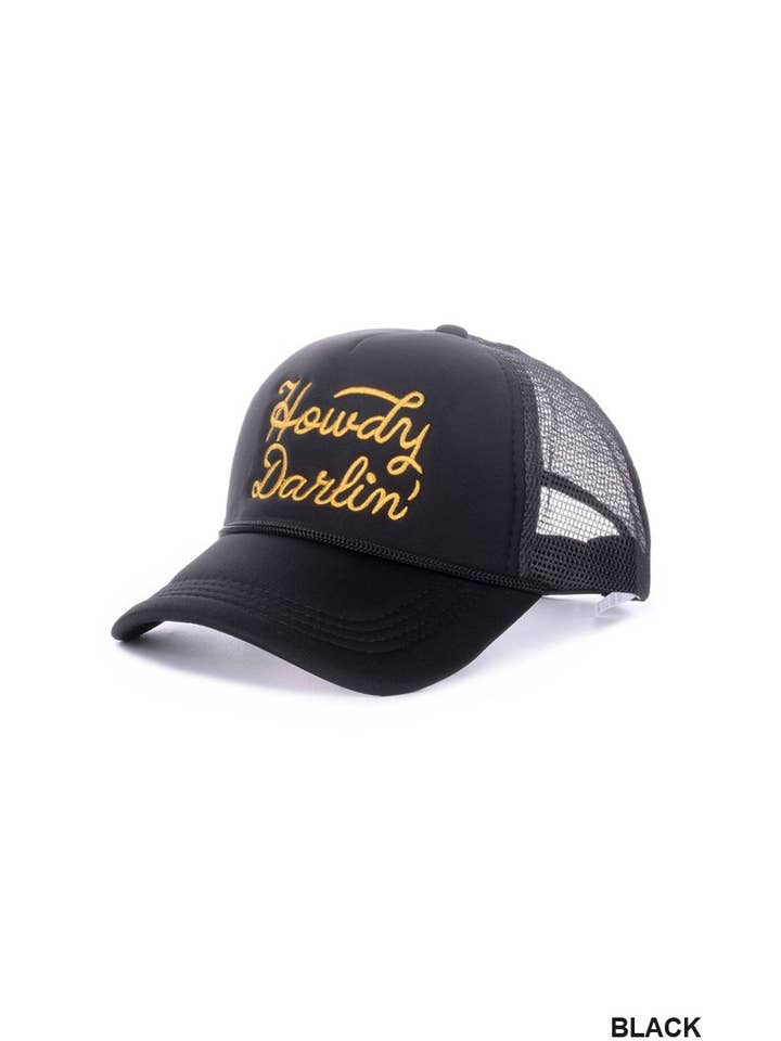 ",..._ Howdy Darlin Mesh Trucker Cap for wholesale by 42POPS