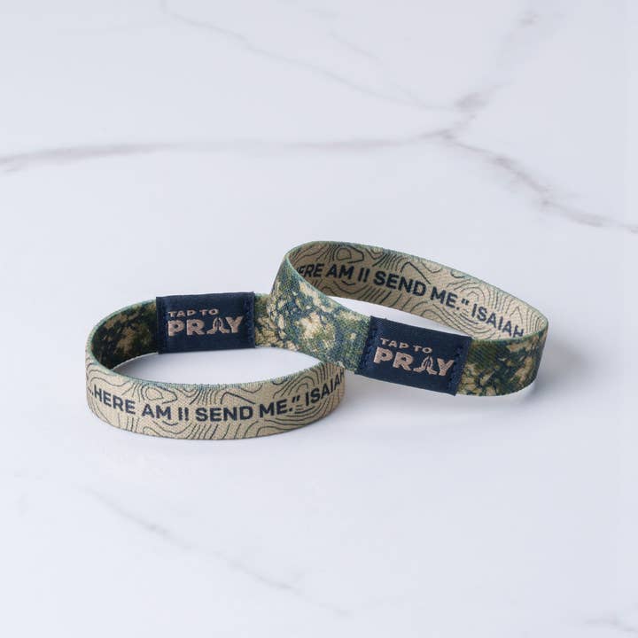 Tap To Pray™ Wristbands - Valor Camo & Isaiah 6:8 and other Purchase Wholesale valor. Free Returns & Net 60 Terms on Faire trending on Faire.