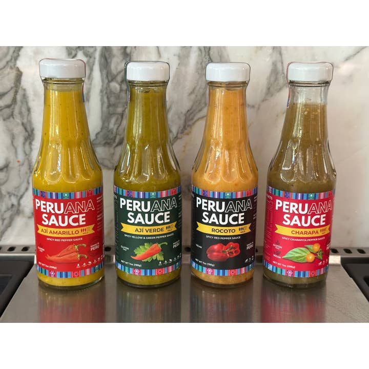 Peruana Foods - SPC - Vendita all'ingrosso Salse piccanti - Salsa Gourmet Piccante Aji Amarillo, 198g, Delicata, Senza Glutine, Keto25