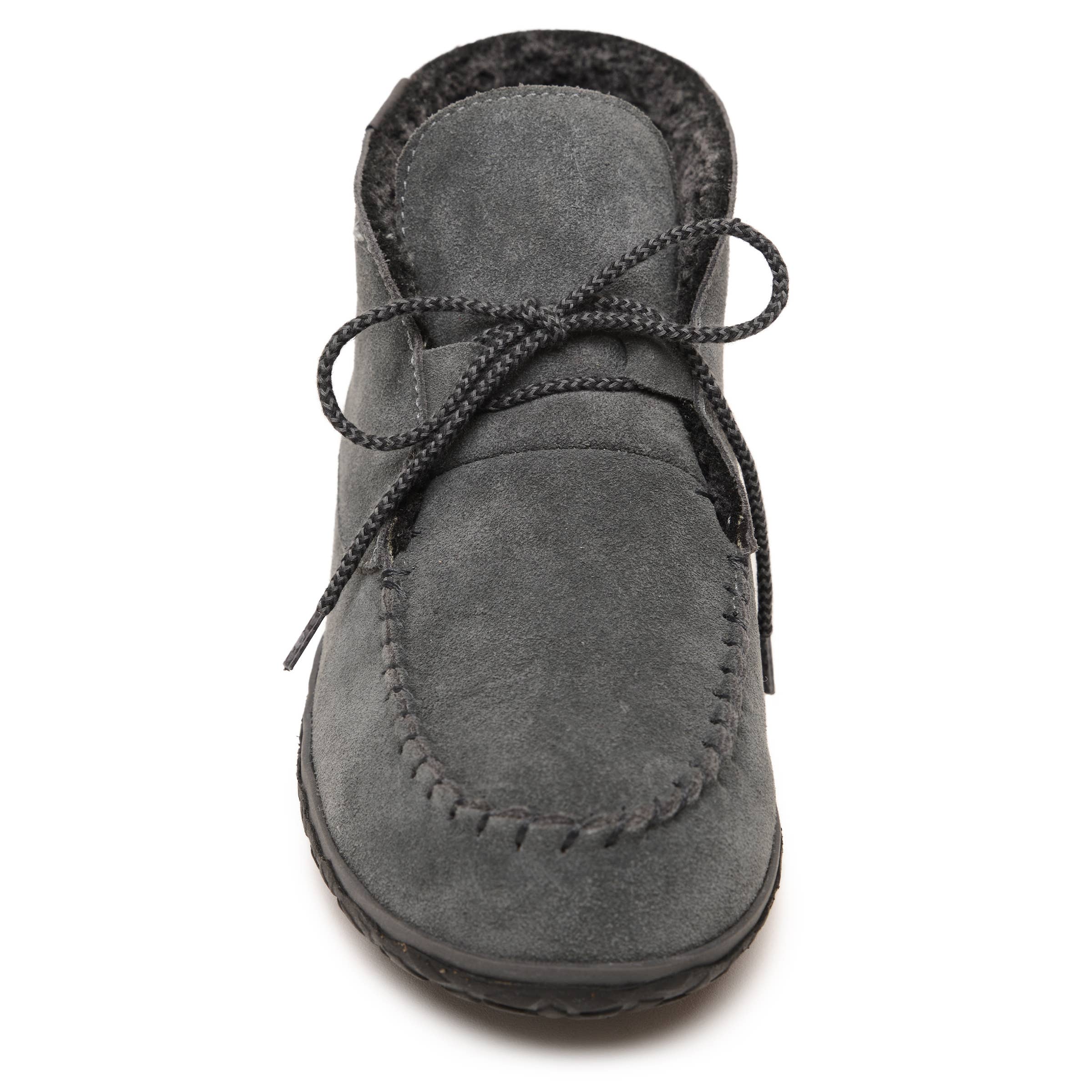 Minnetonka - Wholesale Slippers - Men's - Men's Torrey Suede Slipper Bootie w/ Cozy Berber Lining2