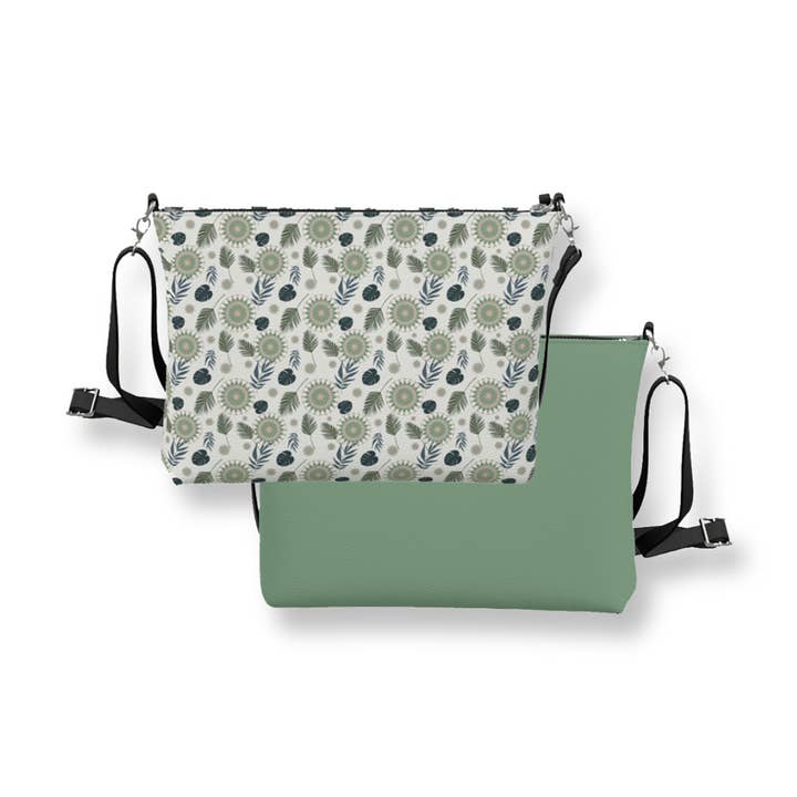 Key West Palm | Duo de sac à bandoulière Sm vert tropical pour la vente par Mix N Match Style
