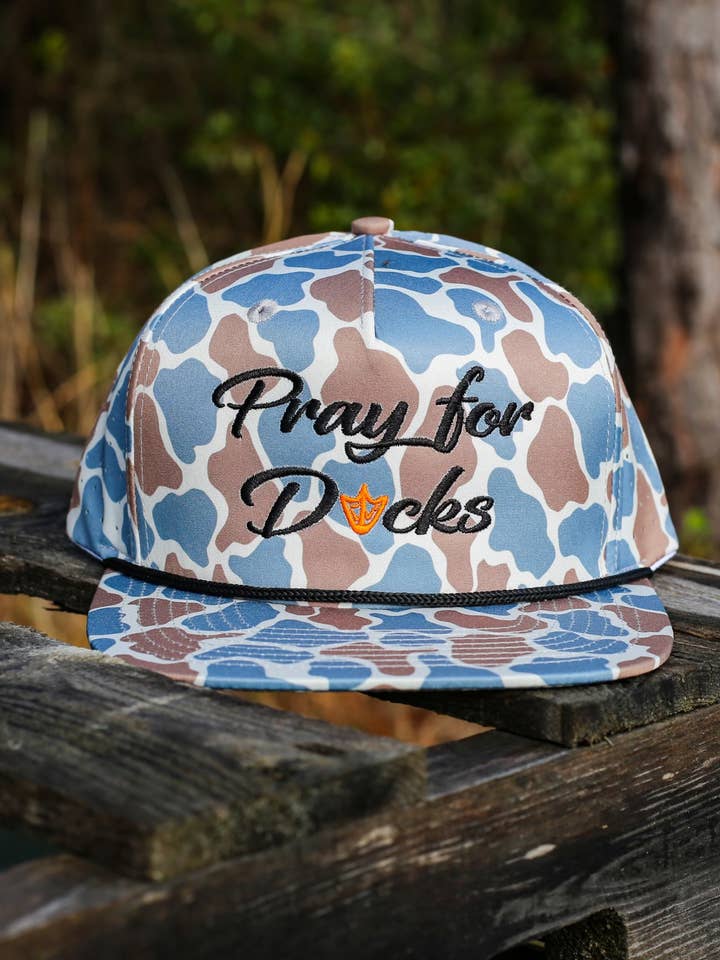 FF9 Pray For Ducks 5perf Blue Camo for wholesale by Fully Flocked