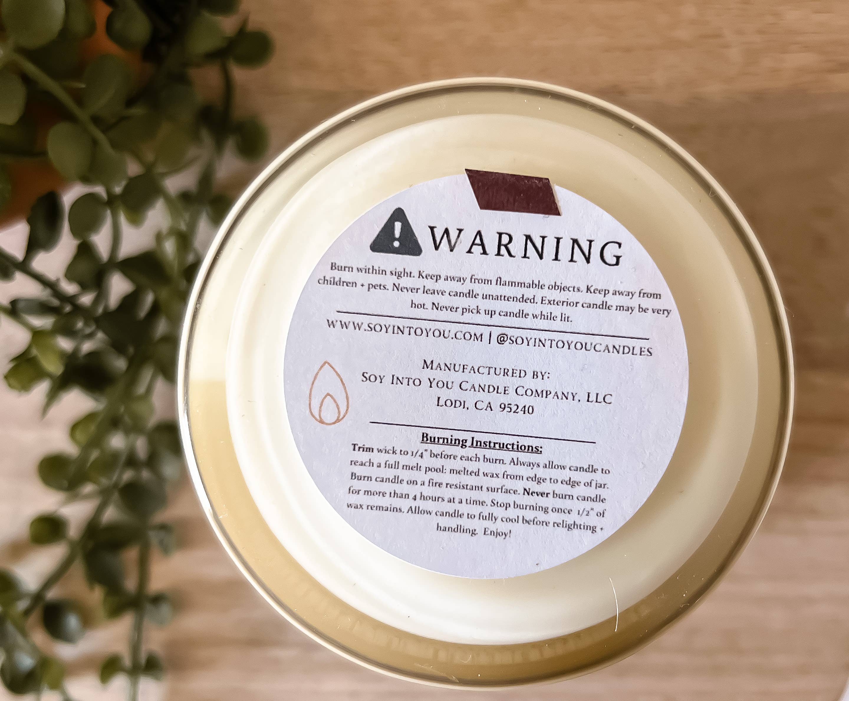 Soy Into You® – Großhandel Kerze im Glas / gefüllte Kerze – Aufmunternde Duftkerze im Glas, 100% Soja, Lavendel und Patschuli3