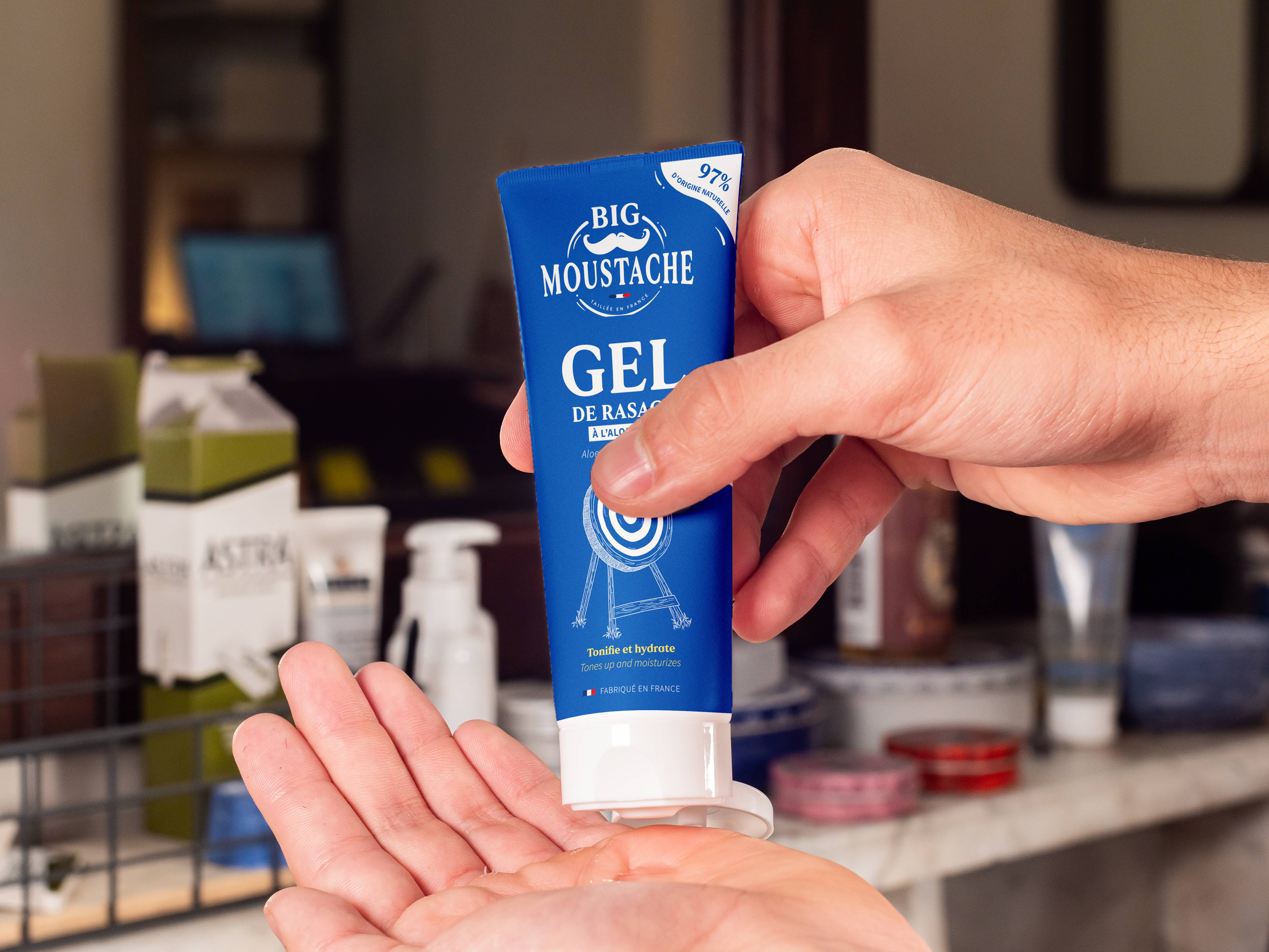 BIG MOUSTACHE - Wholesale Shaving Cream - Men's - Shaving gel 4BM001253