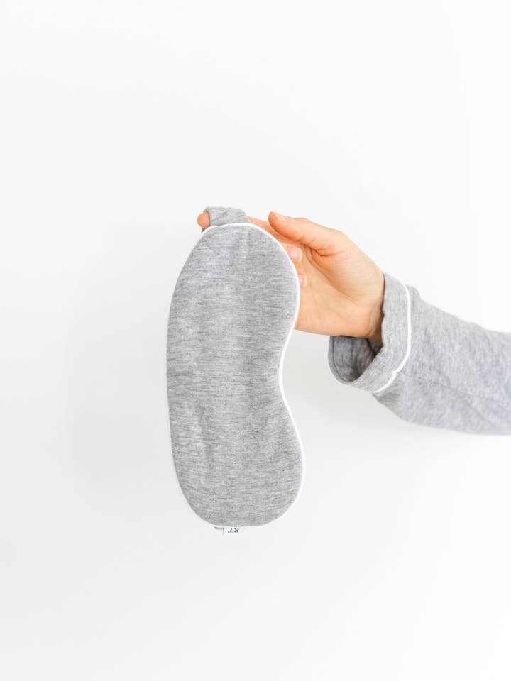 The Late Nighter Sleep Mask - Heather Gray for wholesale by Riot Theory