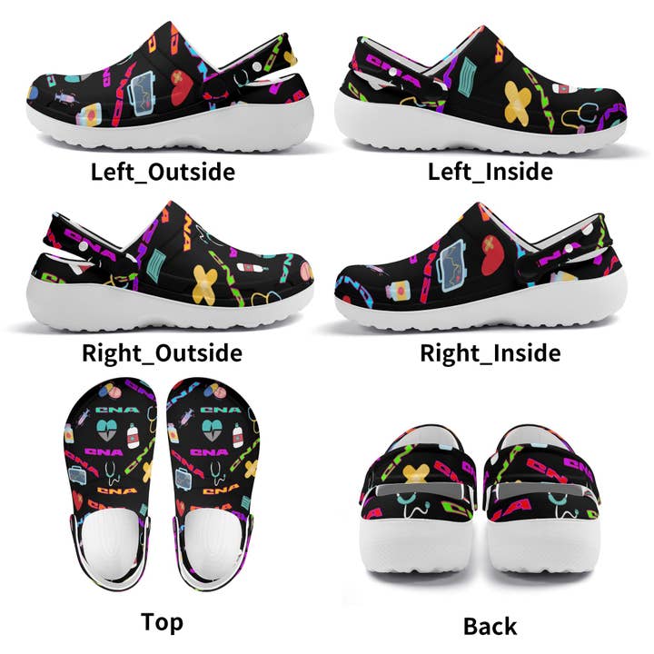 Sabots d'allaitement légers à enfiler CNA pour femmes, 2 couleurs pour la vente par TFC&H Co.