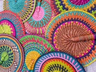 NOMAD BY LIV - Wholesale Wall Accent - Bolga FAN, Handmade2