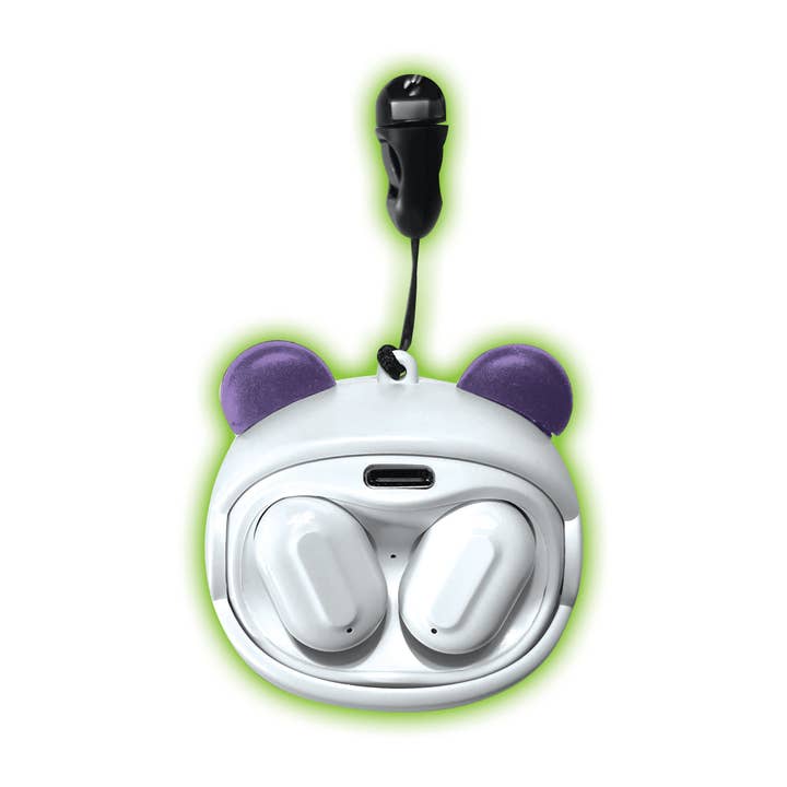 Novelty Closeout - Wholesale Headphones - Animal Theme Wireless Earbuds with Case Assortment - 6/Pack2