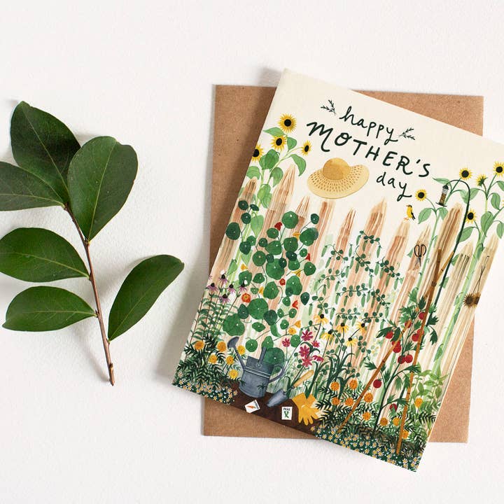 Biglietto d'auguri per giardino della mamma per la vendita all'ingrosso da parte di May We Fly