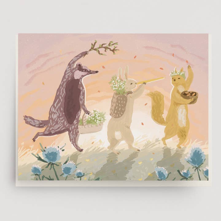 Welcoming Spring 10 single cards for wholesale by Ingrid Press