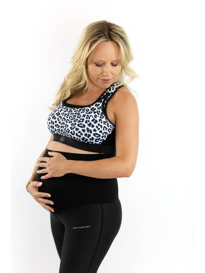 MOVEMAMI - Wholesale Nursing Bra - Maternity - Luna Nursing Sports Bra - Kitty Kat