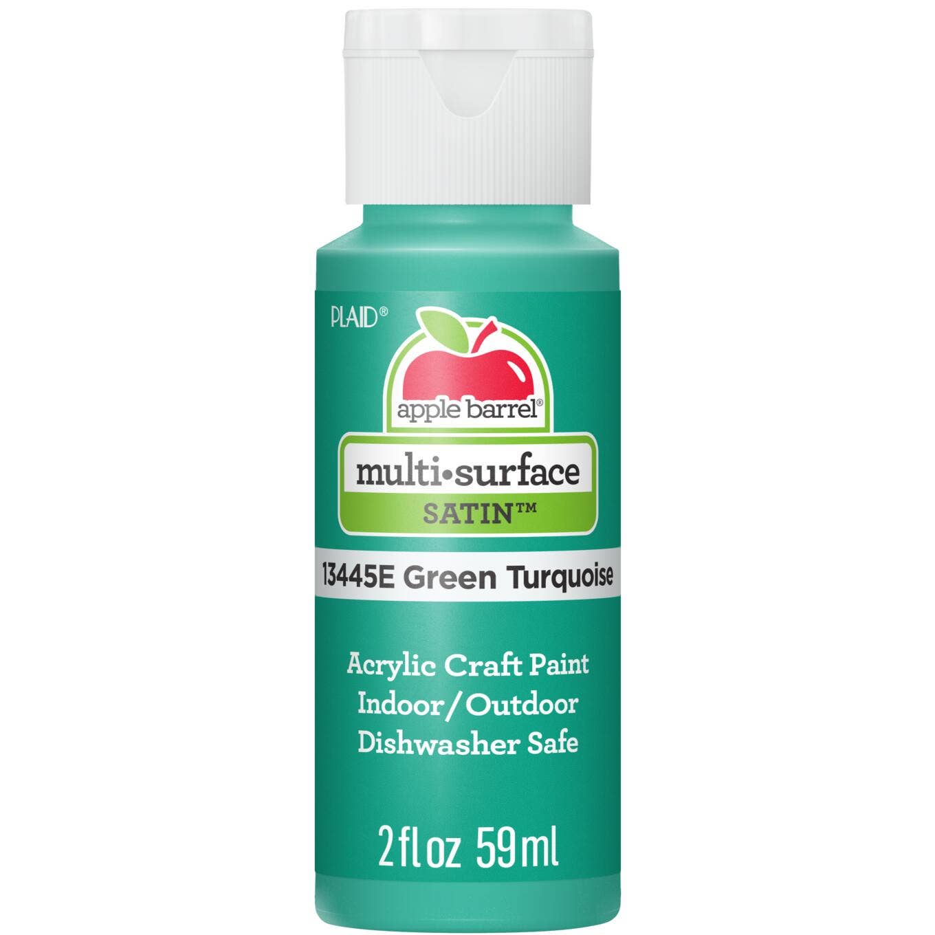 Plaid Crafts - Wholesale Acrylic Paint - Apple Barrel ® Multi-Surface Satin Acrylic Paint - 2 oz4