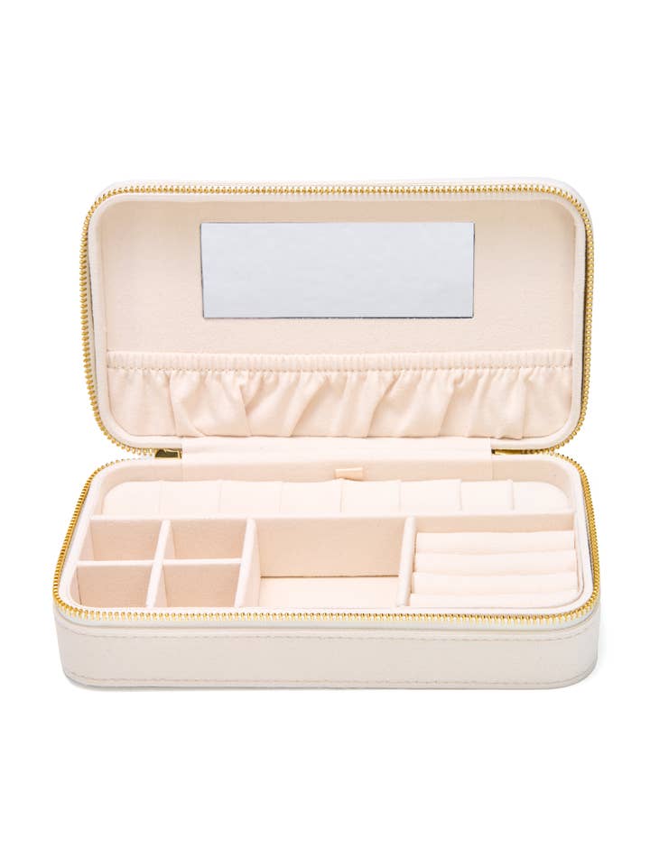 TORY col. warm white jewellery box for wholesale by SOCASES