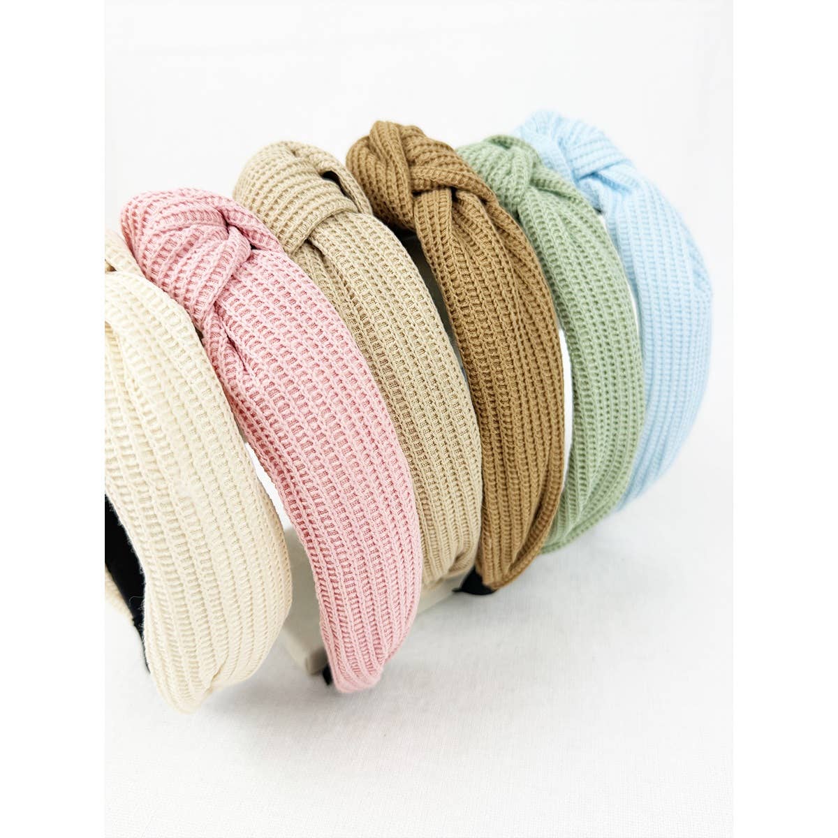MIX COLOR All Year Long Waffle Knot Headband for wholesale on Faire4