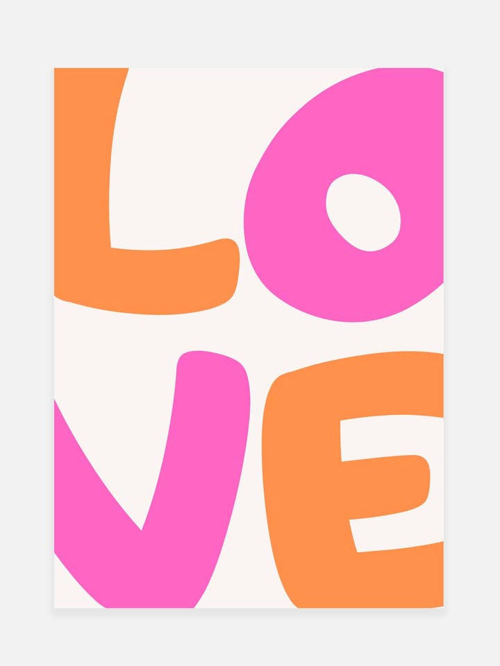 Impresión de Amor Gigante para venta al por mayor de Noonstead