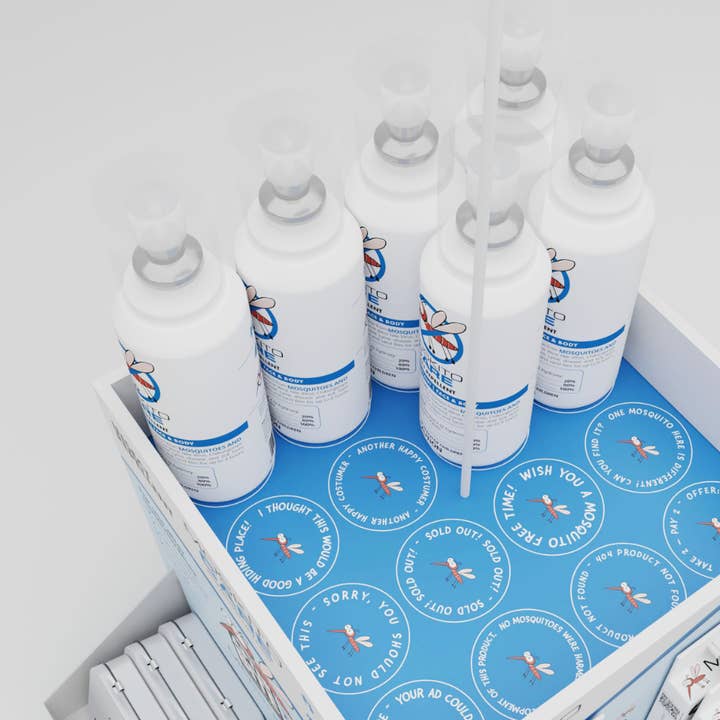 Moskinto: Original Itch-Relief Patch & 14hr Insect Repellent - Wholesale Insect Repellent - Moskinto HQ 68pc Counter Display3