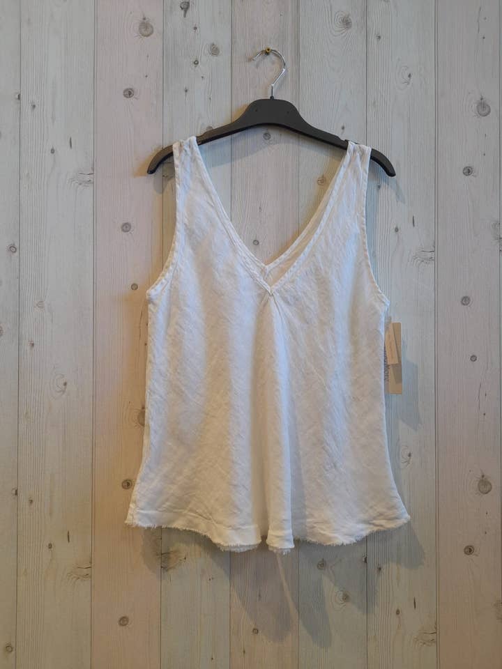 Linen & More - Wholesale Tank Top - Women's - REF 21591 100% SISA LINEN T-SHIRT