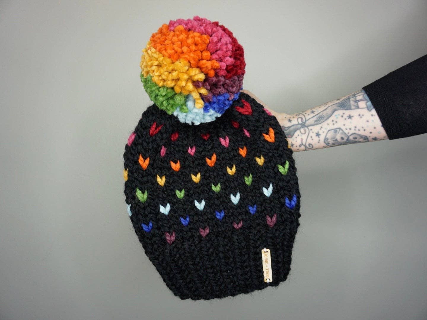 Charlie & Luna Co. - Wholesale Beanie - Unisex - The Rainbow Luna Beanie- Winter 2026, knit hat, Pride, LGBTQ1