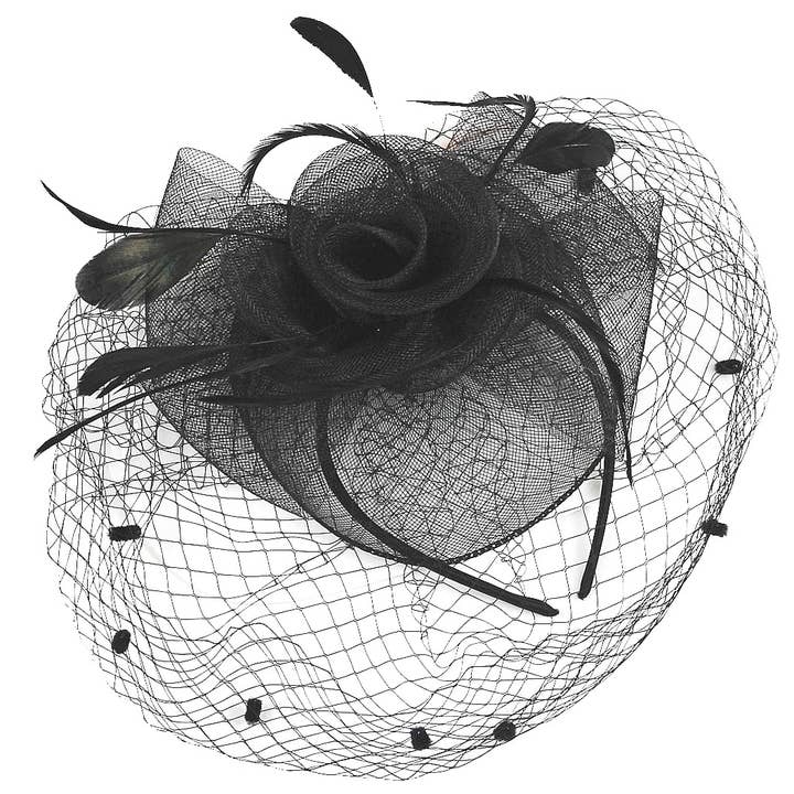 Diacly – wholesale Fascinator hat – Women's – Flower Mesh Flapper Fascinator s11