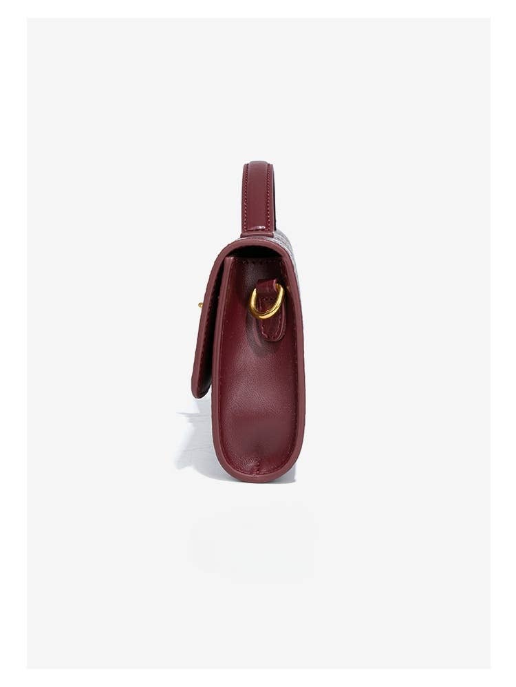 PEACH ACCESSORIES – Bolsa - Mulher por atacado – Clutch trançado com fecho dourado e estampa de cobra B189314