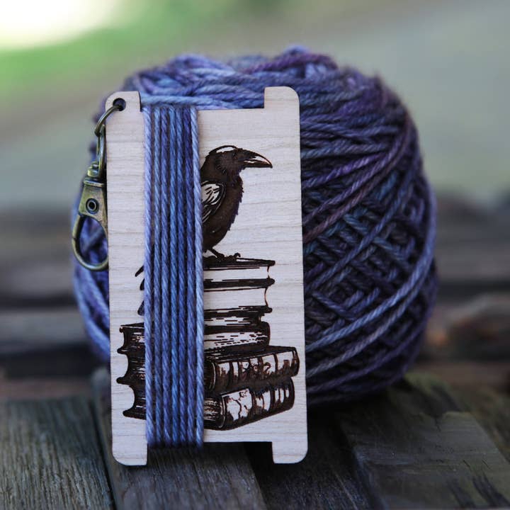 Raven Antique Books Yarn WPI Control Tool Cherry Gauge for wholesale by Sunrise Grove