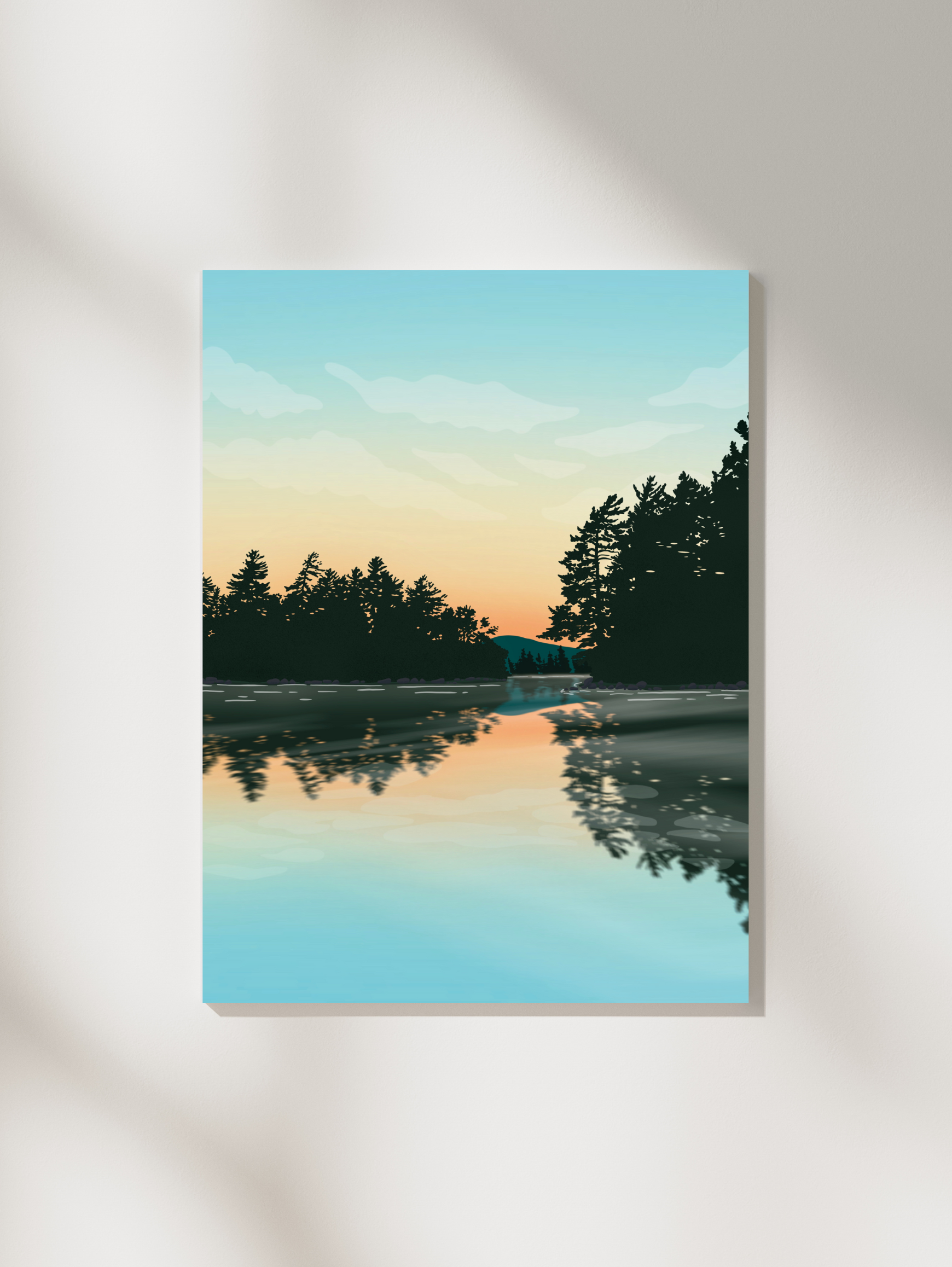 Boreas Design Shop - Wholesale Art Print - Sacandaga Lake Print - Adirondacks, New York2