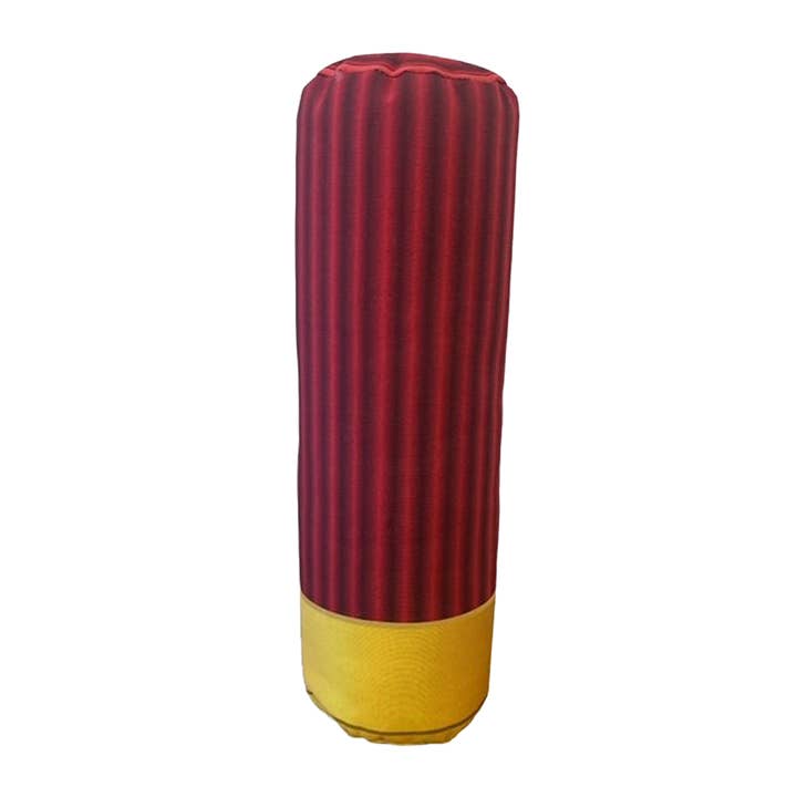 HushTubby - Wholesale Throw/Decorative Pillow - Red Shotgun Shell 12GA Pillow. Great Hunter gift. Tubular red shell with gold yellow end0