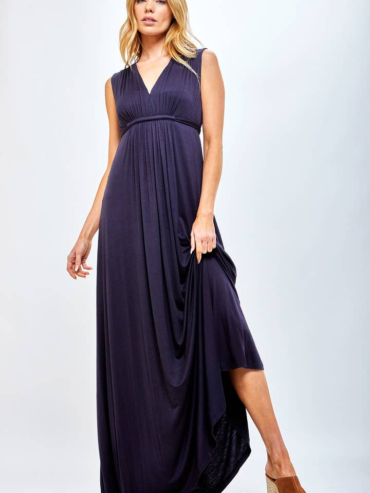 SLEEVELESS MAXI DRESS for wholesale by LA Wholesale