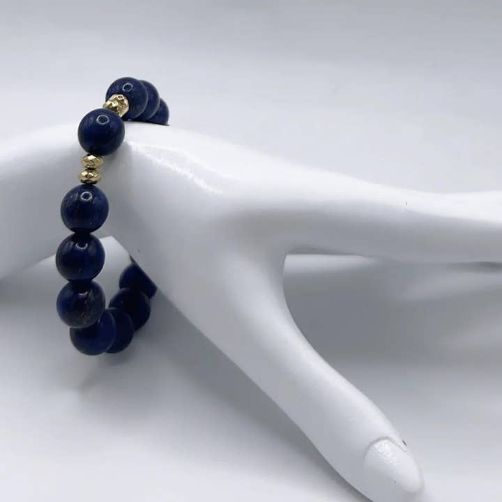 Lapis Lazuli Armbånd - B6 for engroshandel hos The Bijoux Collective