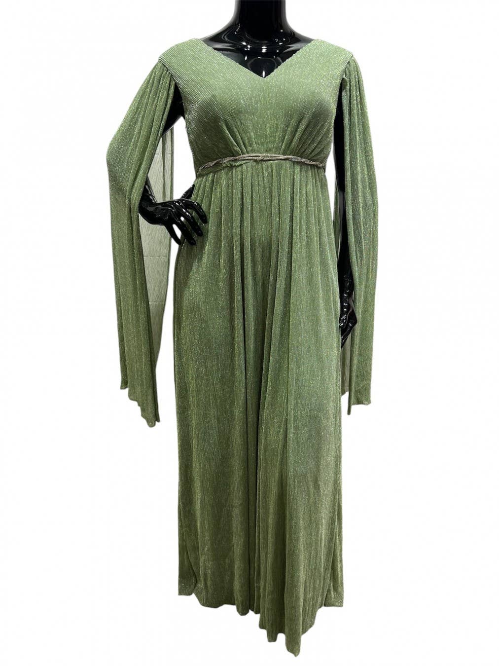 Eva & Lola - Epsilonn - Wholesale Dress - Women's - HM2476QS - Plus Size V Neck Long Dress0