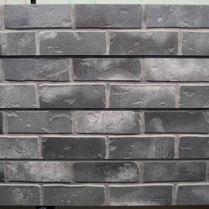 Ninth & Vine - Wholesale Decorative Panel - Slatwall - Brick (Set of two 24" H X 48" L Panels)4