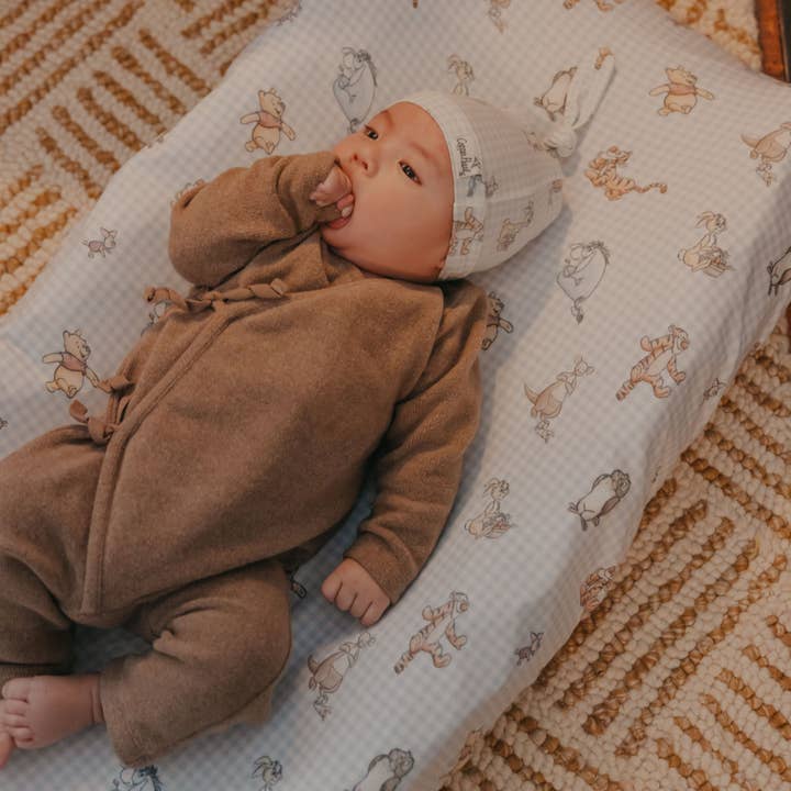 Copper Pearl - Wholesale Newborn/Knit Hat - Baby - Top Knot Hat - Winnie the Pooh and Friends2
