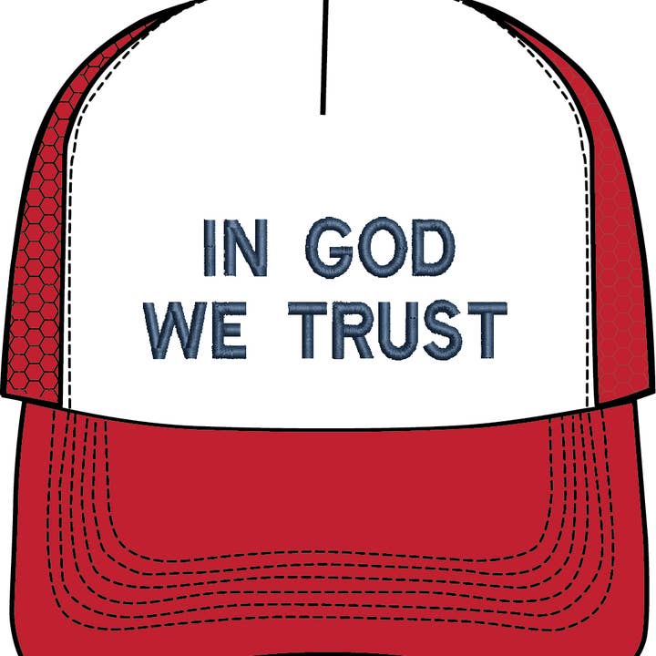IN GOD WE TRUST HAT for wholesale by Wildwood Landing