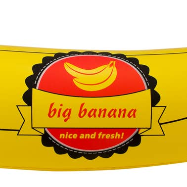 Aufblasbare Banane - 70 cm für den Großhandel von Folat BV