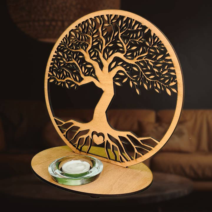 Porta velas (Arborea Vital) por atacado de Qcuqui