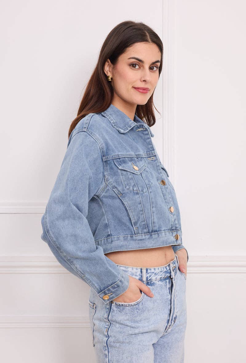 SOFTY - Wholesale Denim Jacket - Women's - Jeans jacket J50322
