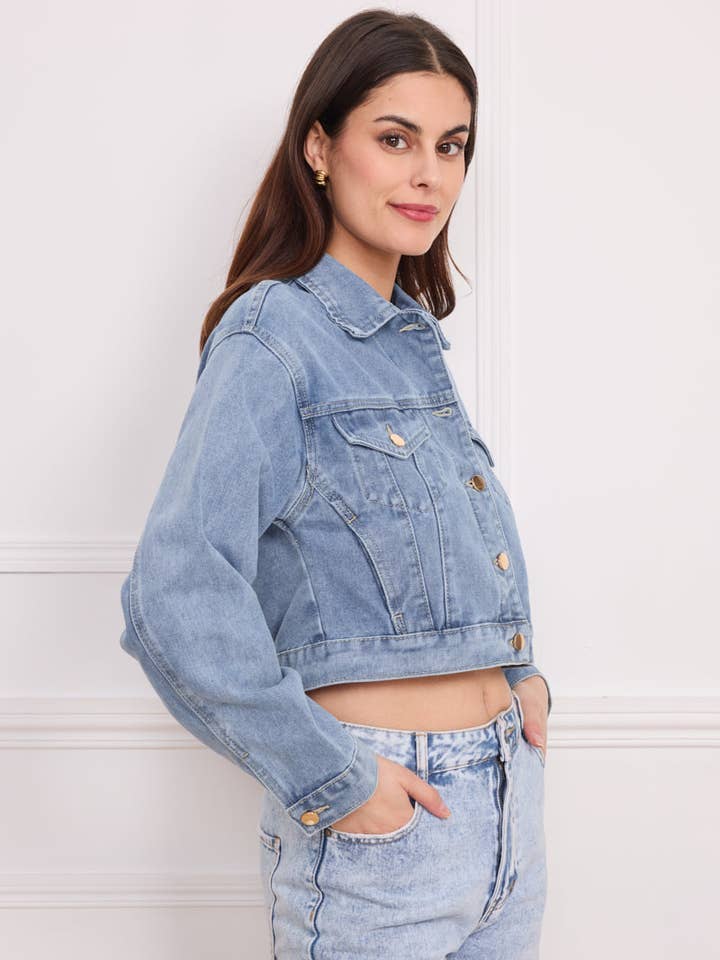 SOFTY - Wholesale Denim Jacket - Women's - Jeans jacket J50322