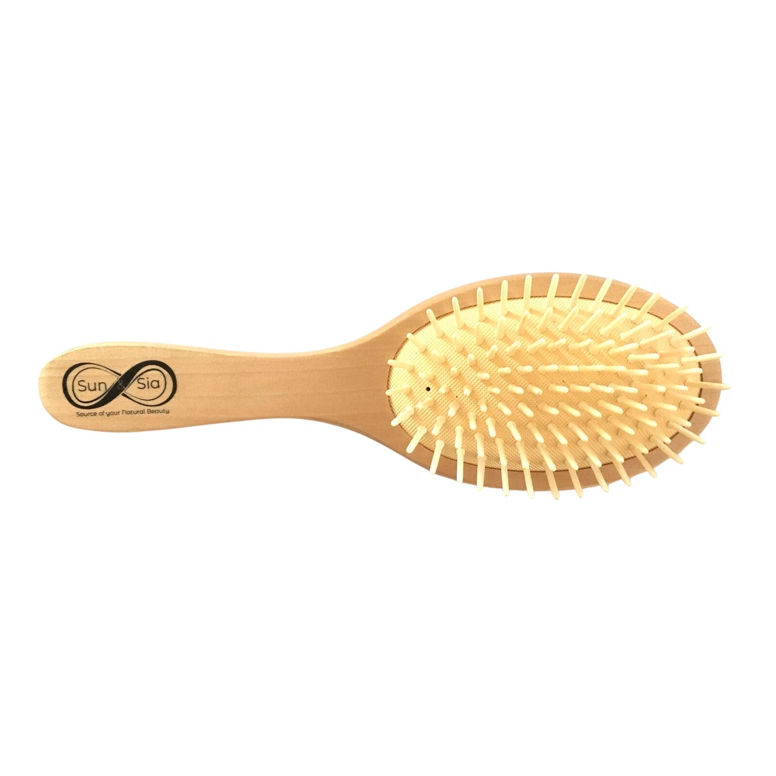 Zen'Arôme - Vente Peigne/brosse à cheveux - Brosse à Cheveux en Bois - Picots Souples Effet Massant7