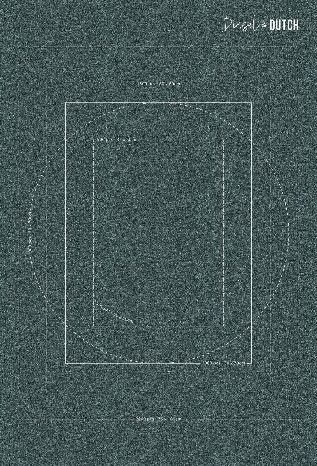 Diesel & Dutch – wholesale Puzzle – Adult – Jigsaw Felt Roll Up Storage Mat [6]2