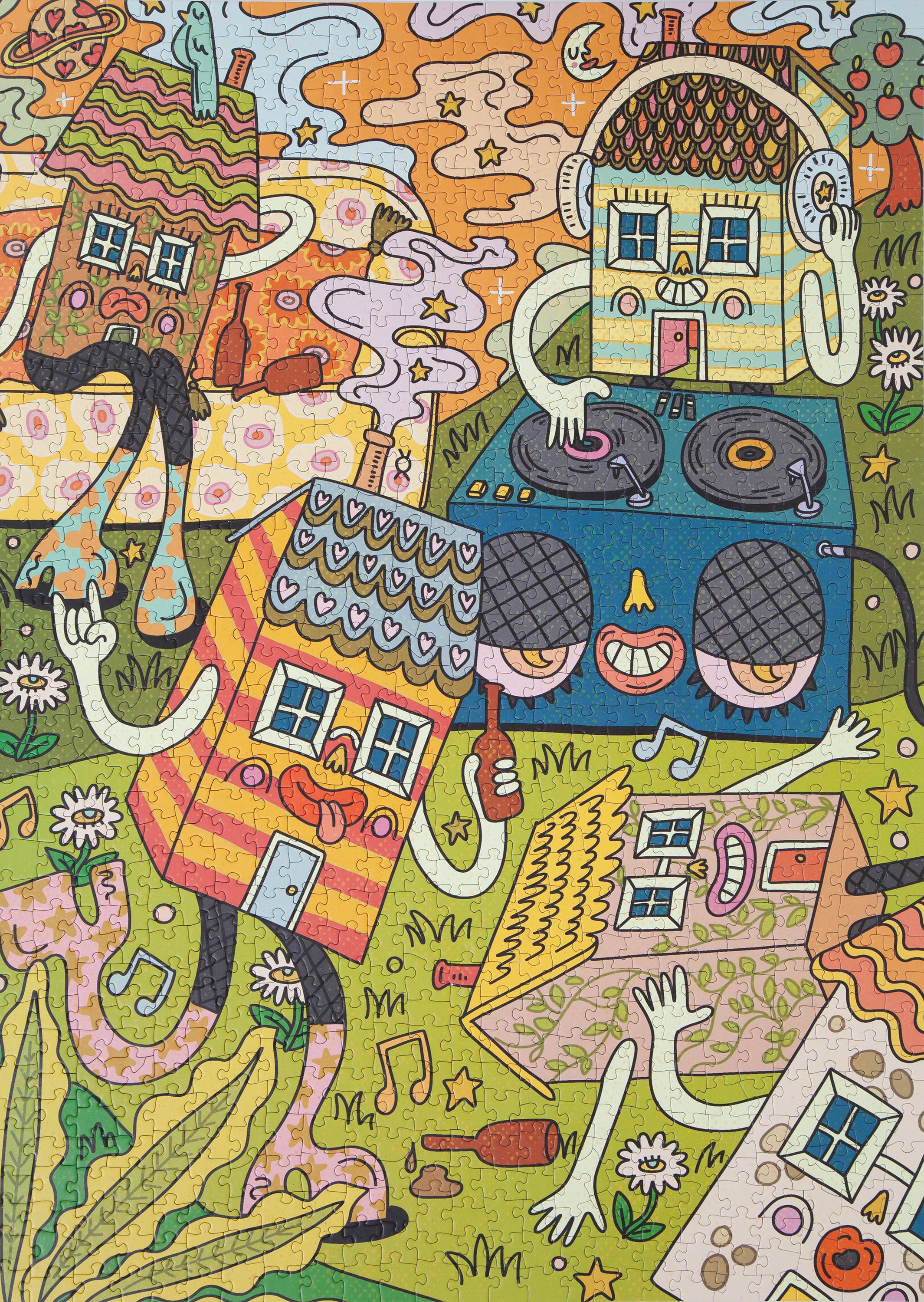 Birdie Puzzles - Wholesale Puzzle - Adult - House Party | 1,000 Piece Puzzle1