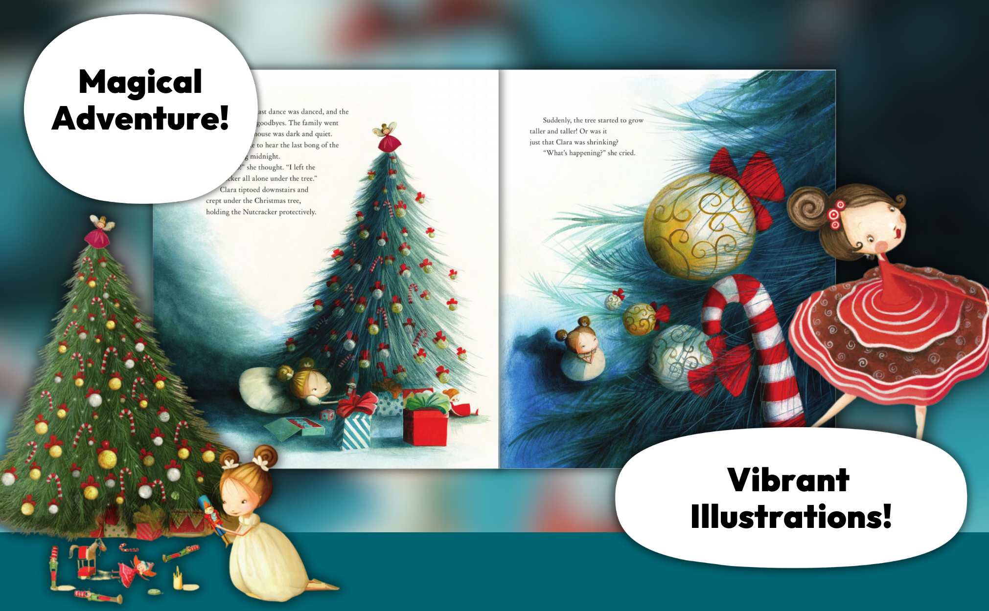 Cottage Door Press - Wholesale Arts & Entertainment - Nutcracker Large Hardcover Classic Christmas Picture Book2