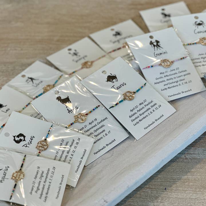 Picki Nicki – wholesale Beaded bracelet – Zodiac Sign Beaded Charm Bracelets Set of 362