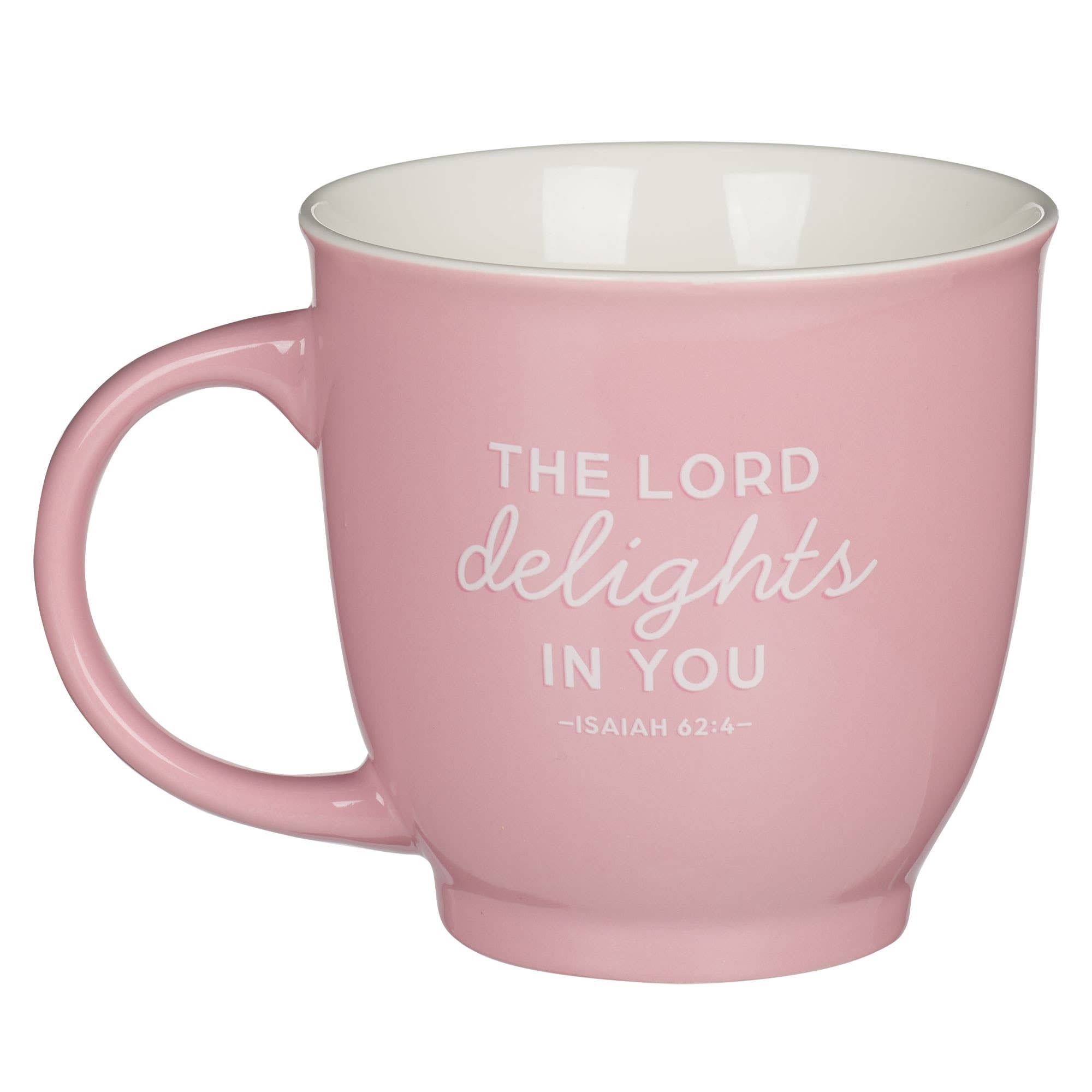 Christian Art Gifts - Wholesale Coffee Mug - Mug Pink I Love You Mom Isa. 62:41