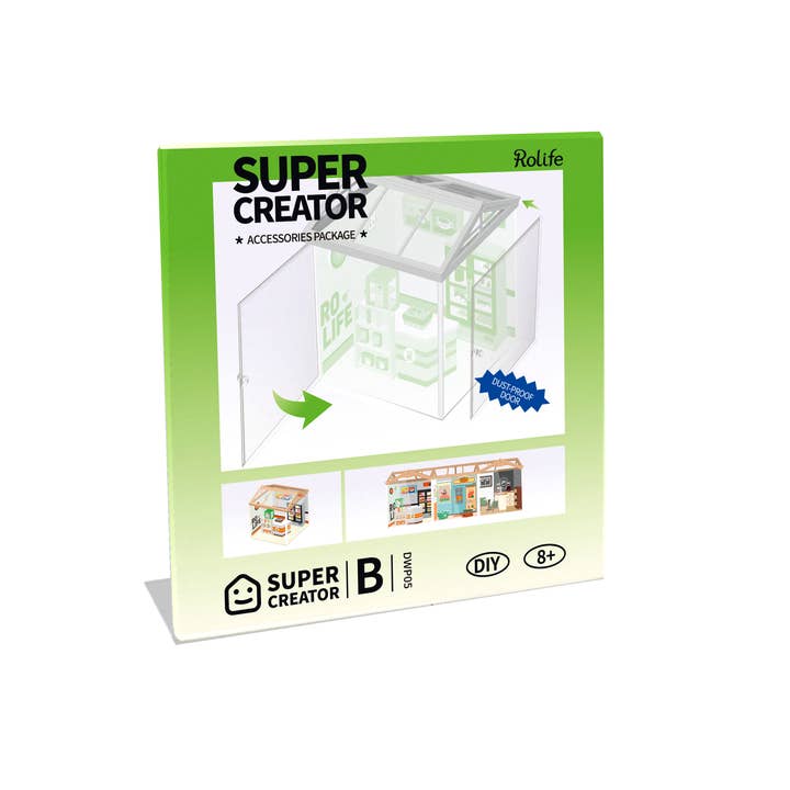 Robotime - Wholesale DIY Craft Kit - Rolife DIY miniature house DWP05 Dust-proof door B