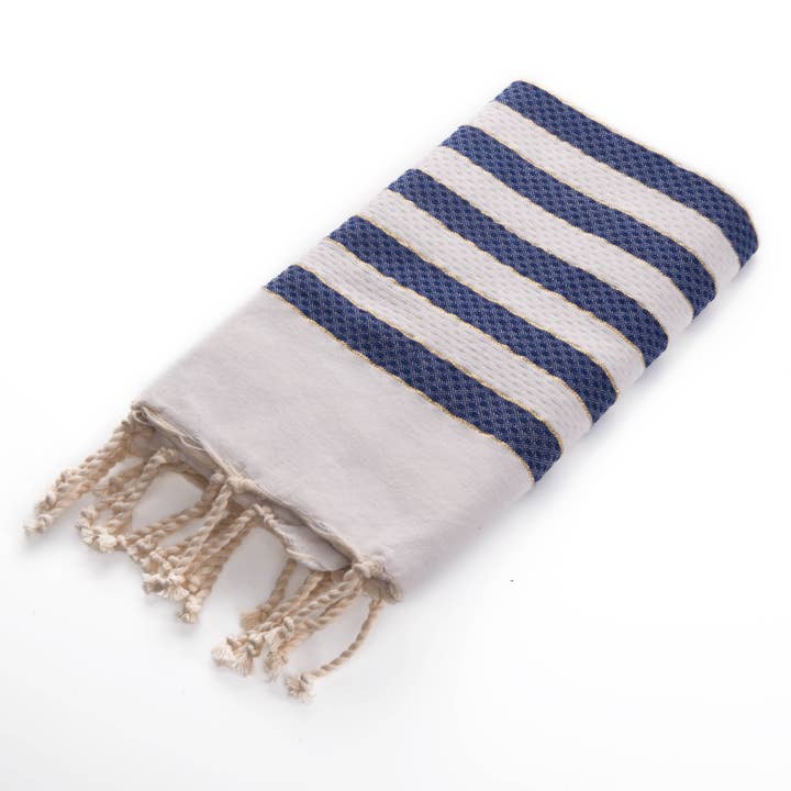 ArtisaLand - Vendita all'ingrosso Telo mare - Telo da spiaggia Fouta SAINT TROPEZ 1mx2m - 100% cotone