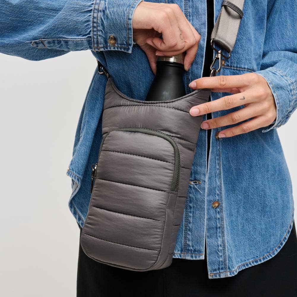 Urban Expressions - Wholesale Crossbody Bag - Women's - Jace Water Bottle Nylon Puffer Crossbody33