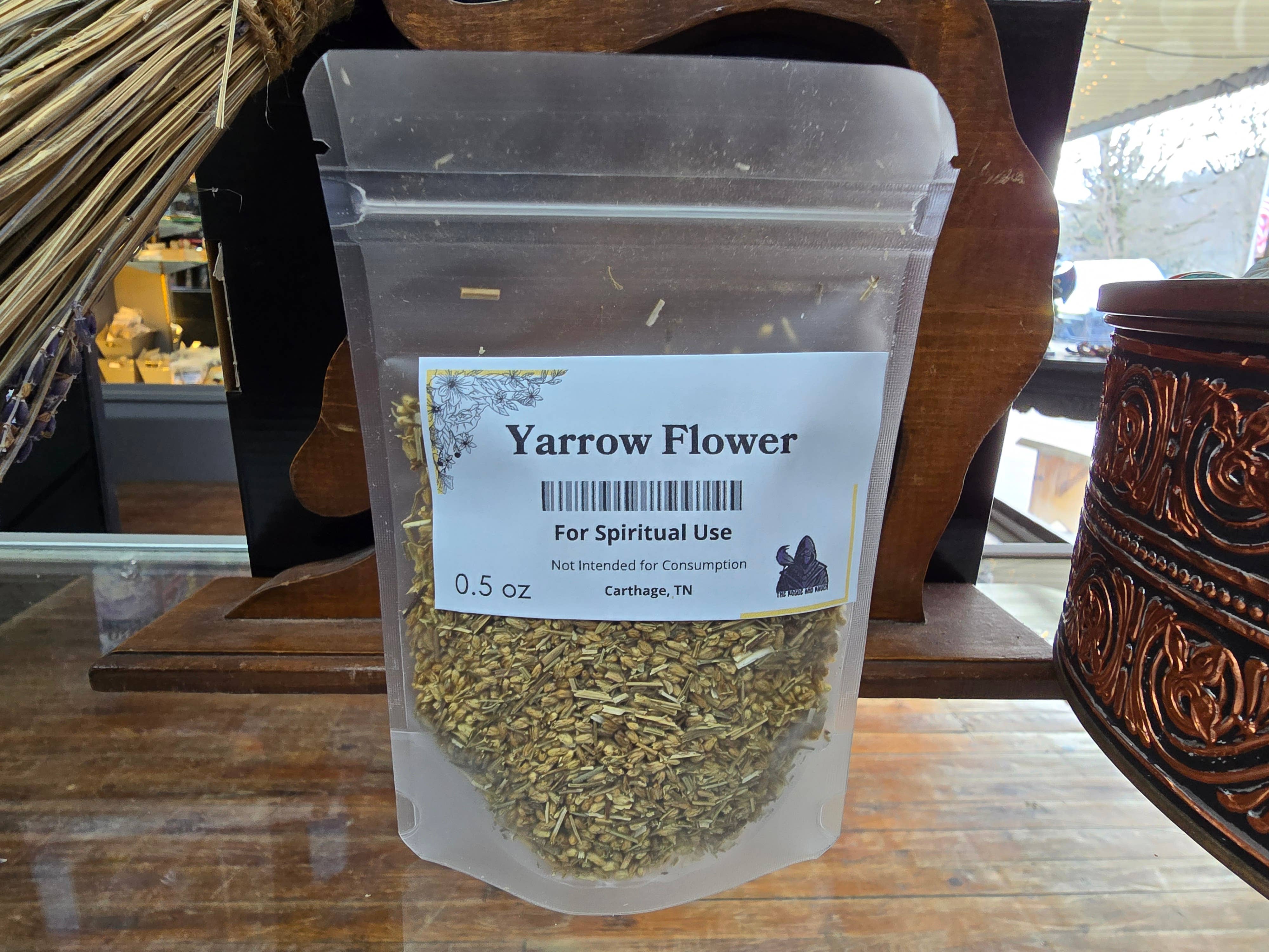The Rouge and Raven – wholesale Herbs – Yarrow Flower Dried Herb for Spiritual Use1